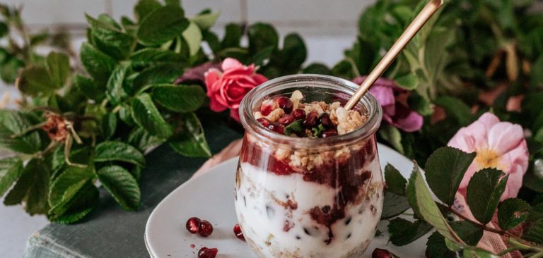 Recepta: copa de magrana, mandarina i iogurt