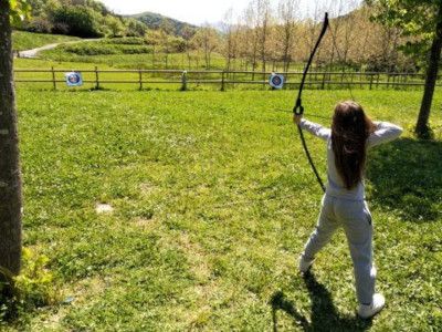 tiro con arco actividad Fundesplai