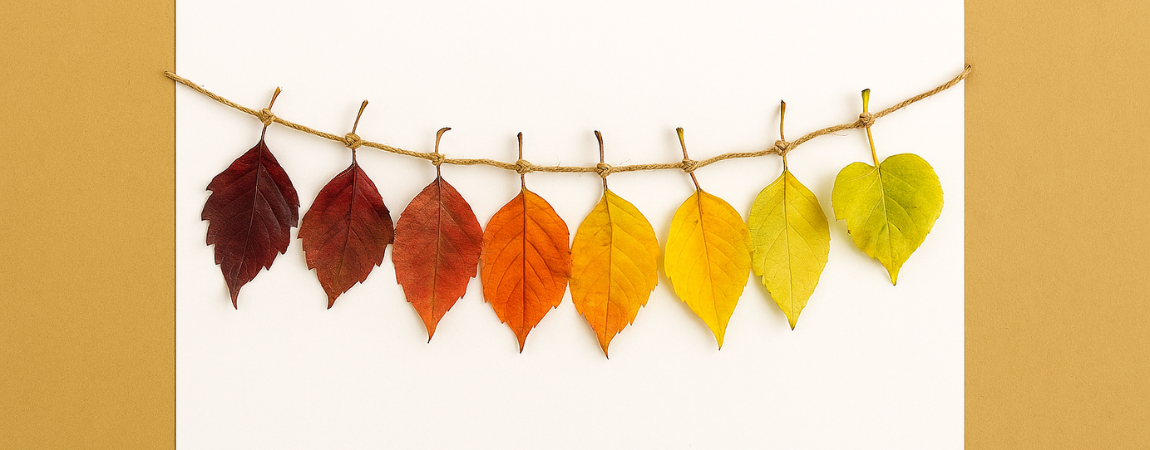 Activitat per a infants garnalda fulles