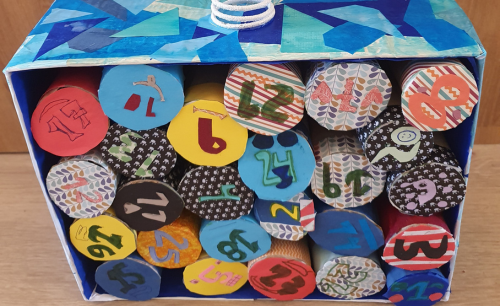 Decoración calendario adviento