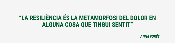 Frase pedagoga Anna Forés en Catalán