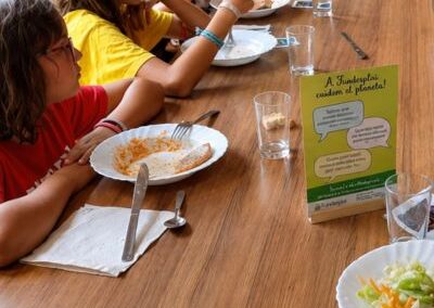 Infants menjador projecte malbaratament Fundesplai